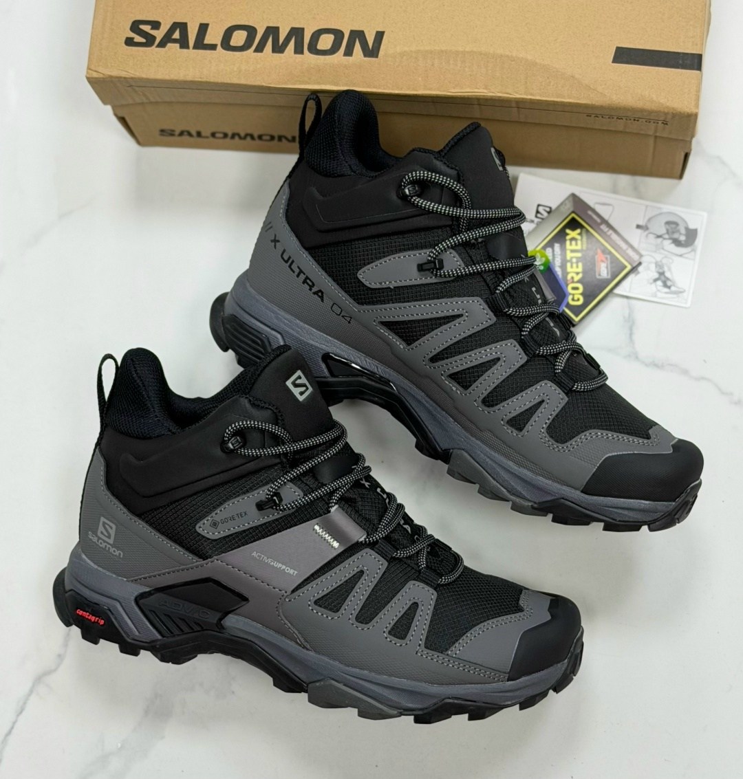 salomon x ultra 4 mid gtx,ботинки salomon x ultra 4 mid gtx,мужские хайкинговые ботинки salomon x ultra 4 mid gore-tex,походные ботинки x ultra 4 mid gore-tex мужские salomon черный,ботинки salomon