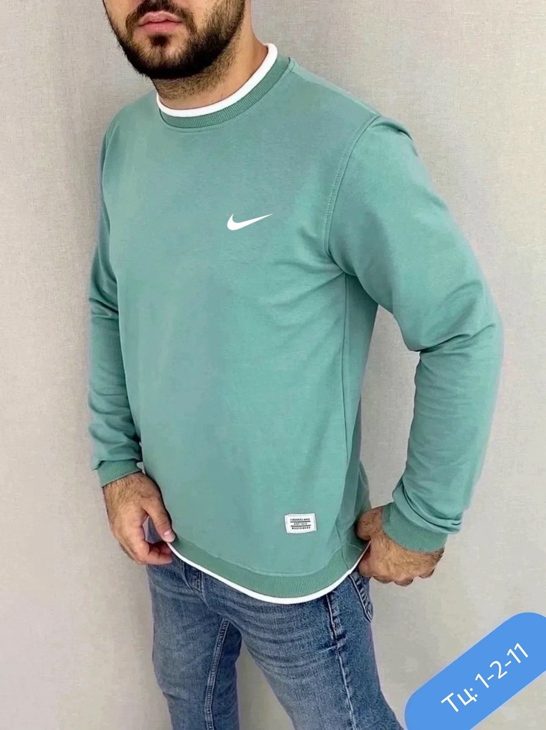 свитшот мужской nike,свитшот джемпер кофта,зеленый свитшот,кофта мужская,свитшот женская