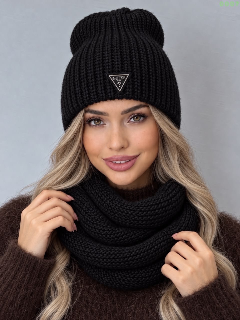 шапка со снудом комплект,женский комплект guess шапка+хомут,комплект шапка со снуд midora-rus 258206923,шапка снуд комплект,комплект шапки