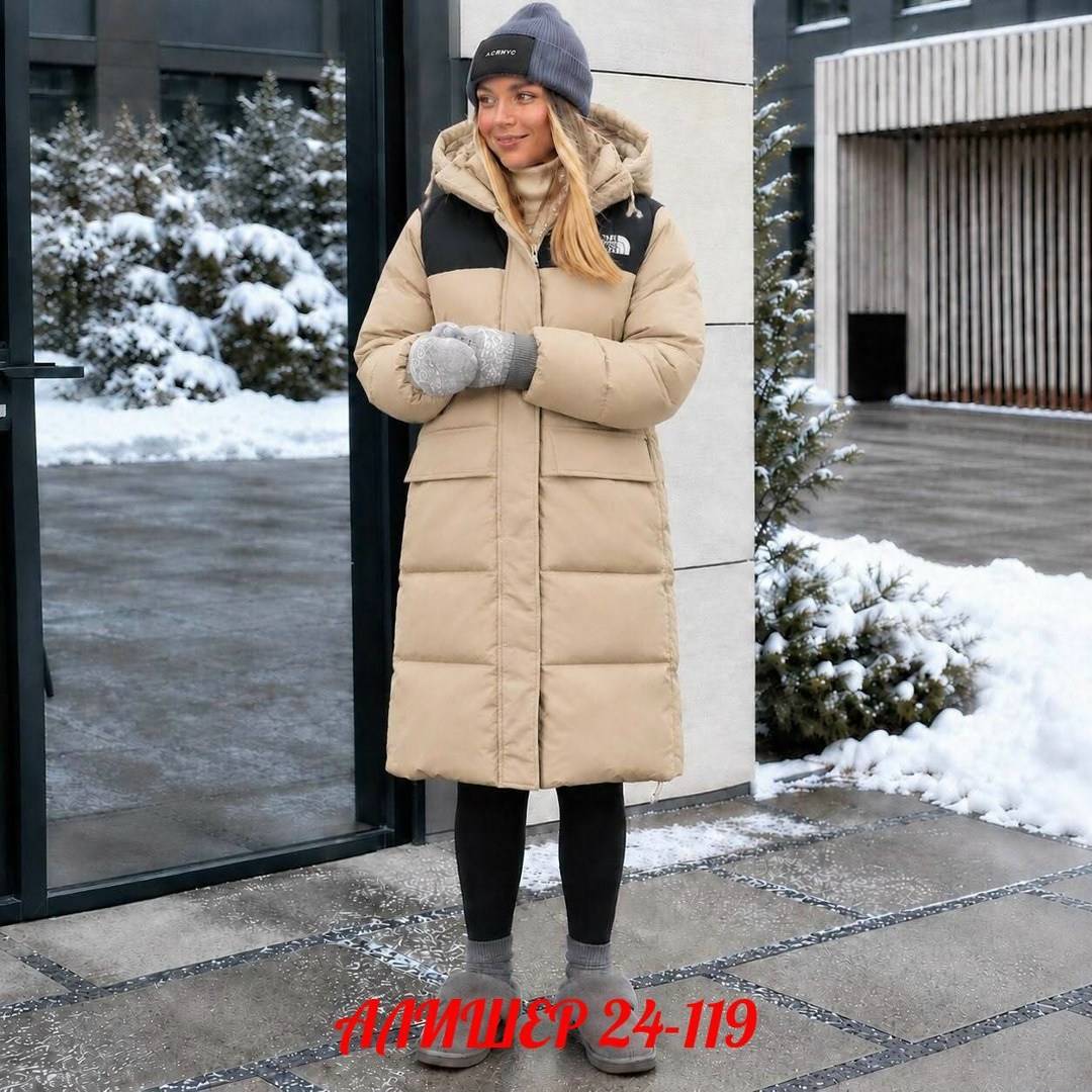 пуховик женский,пуховик мужской белый the north face,длинные пуховики,пуховик нупцзе the north face бежевый,удлиненный пуховик