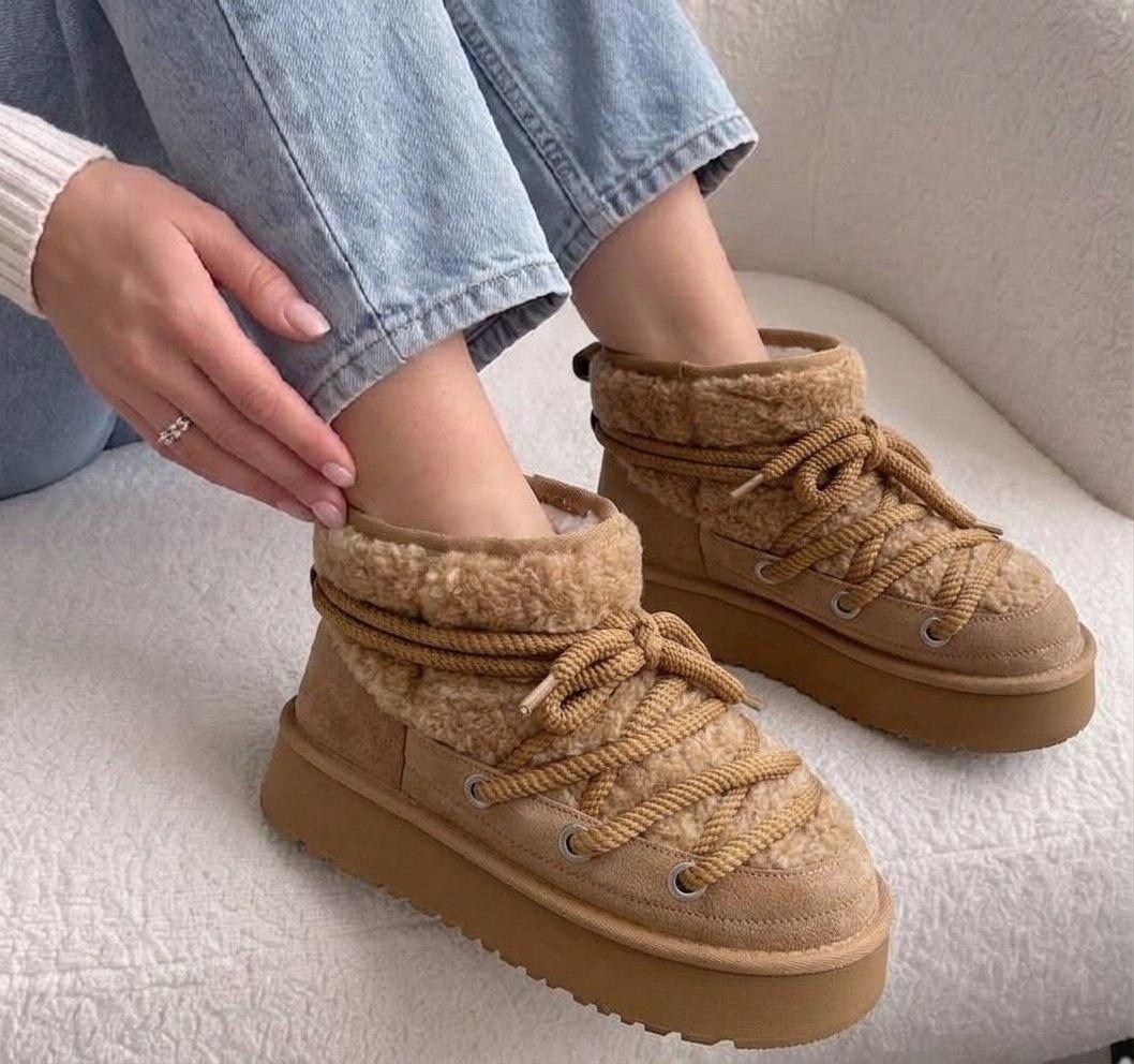 угги женские зимние на платформе луноходы ugg 278448831,,угги женские,угги женские зимние,угги женские зимние на платформе луноходы ugg цвет коричневый