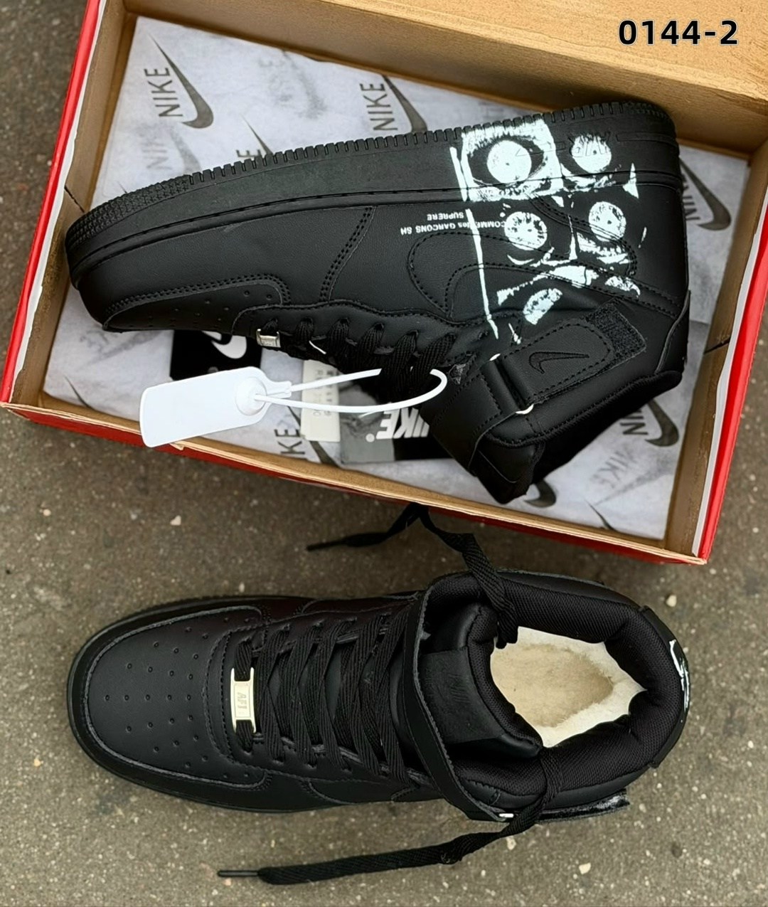кроссовки зимние air force 1 "venom" с мехом nike,кросcовки nike air force 1,кроссовки зимние высокие air force 1 venom с мехом nike,,кроссовки зимние nike