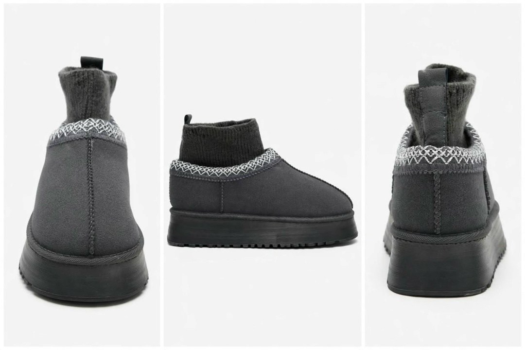 угги женские,угги женские зимние,,угги зимние tazz platform knit цвет серый,угги