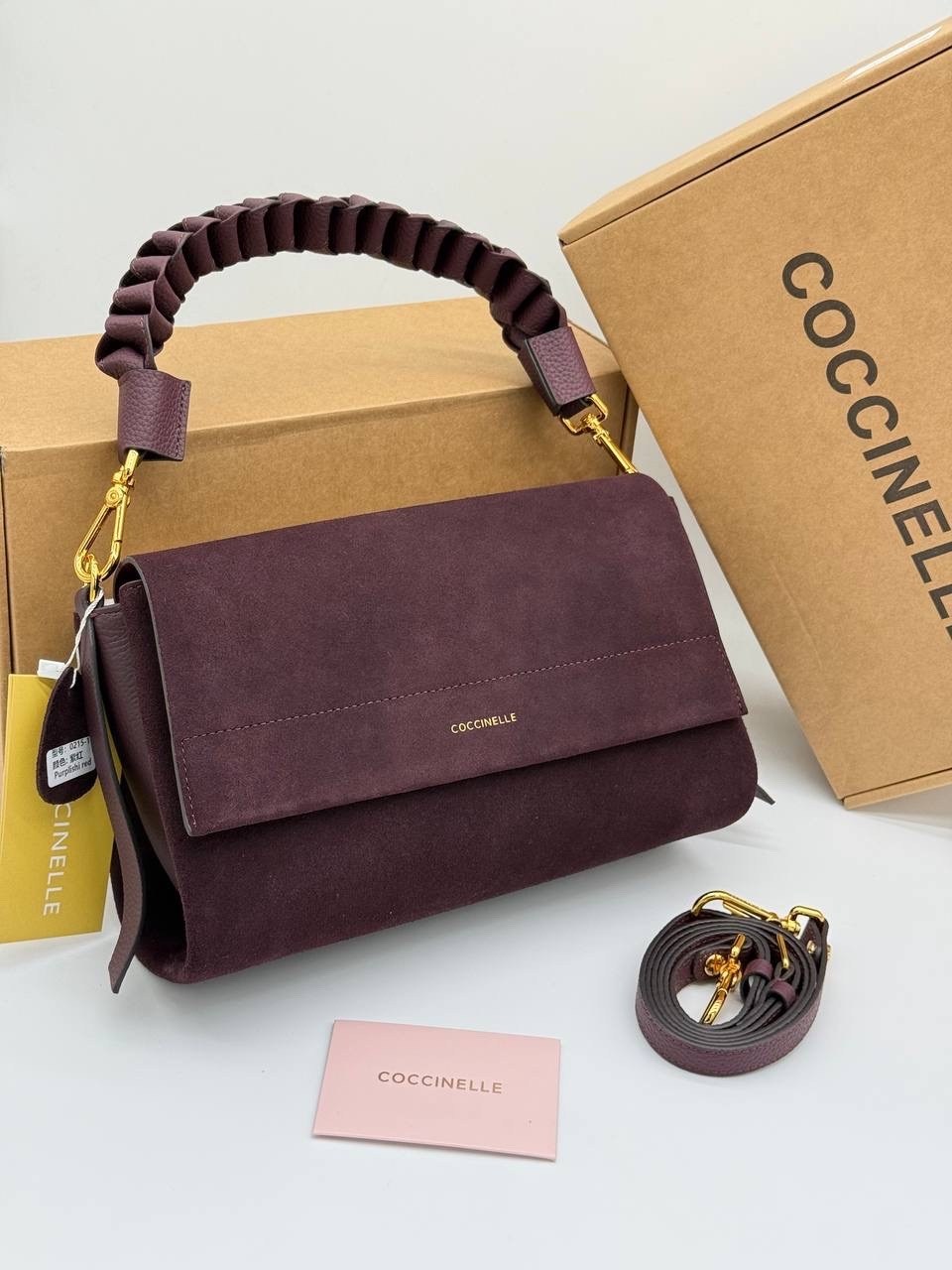 сумка coccinelle,женская сумка,сумка женская coccinelle,сумка,замшевая сумка