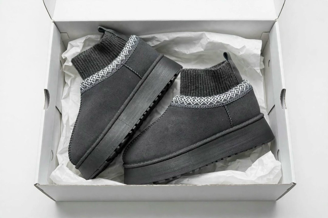 угги женские,угги женские зимние,,угги зимние tazz platform knit цвет серый,угги