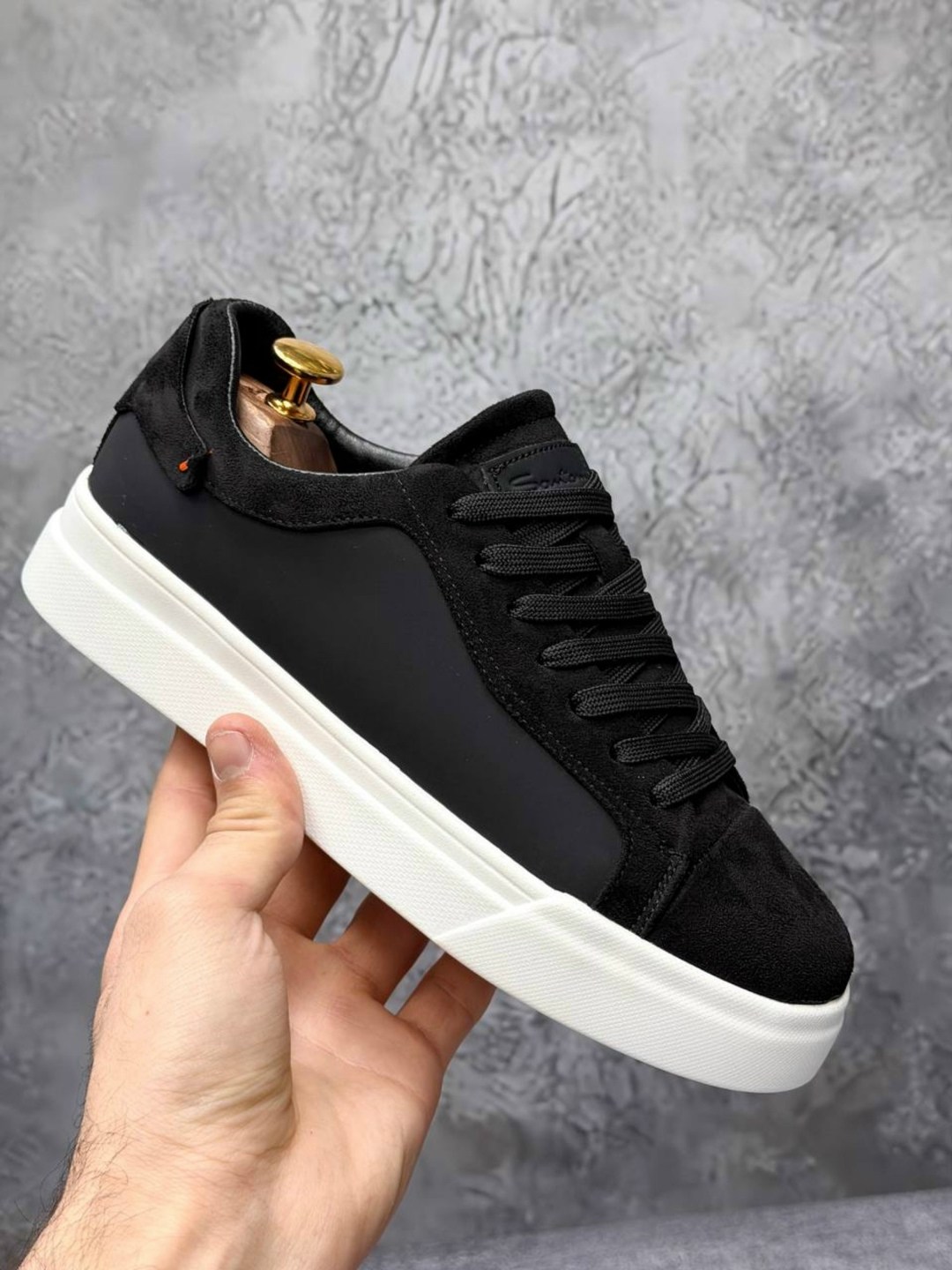 ,кеды мужские кожаные santoni черные premium,замшевые кеды мужские,кеды мужские santoni,мужские кеды