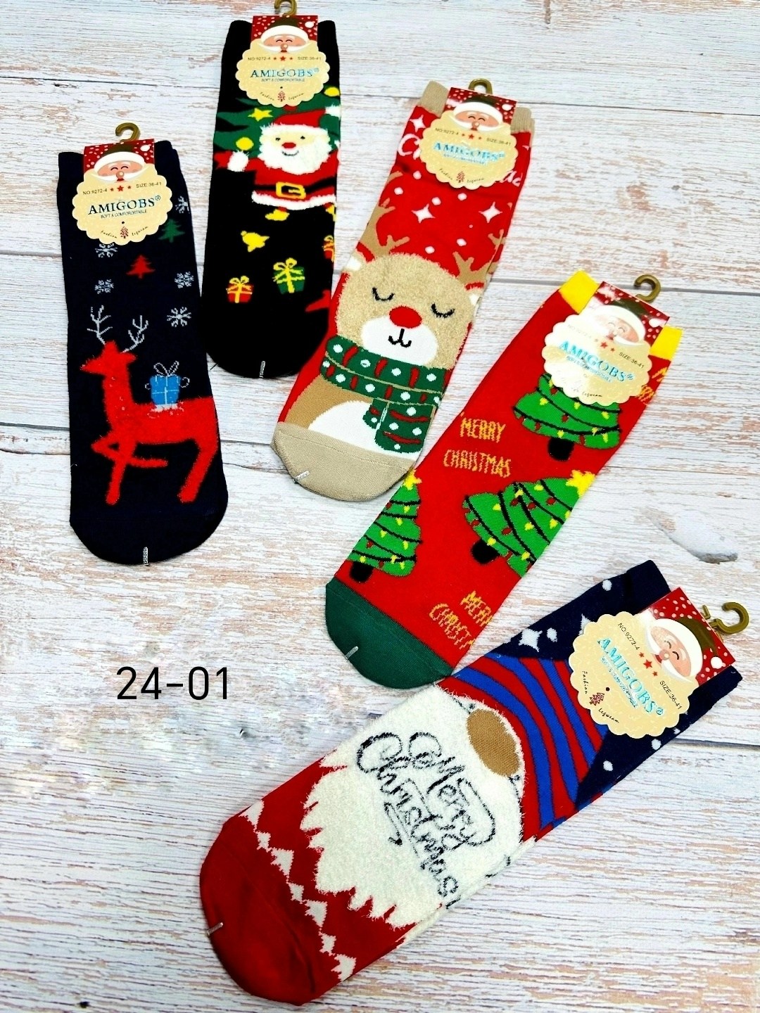 носки amigobs новый год 5 пар,новогодние женские носки,новогодние носки,носки женские,носки amigobs новогодние