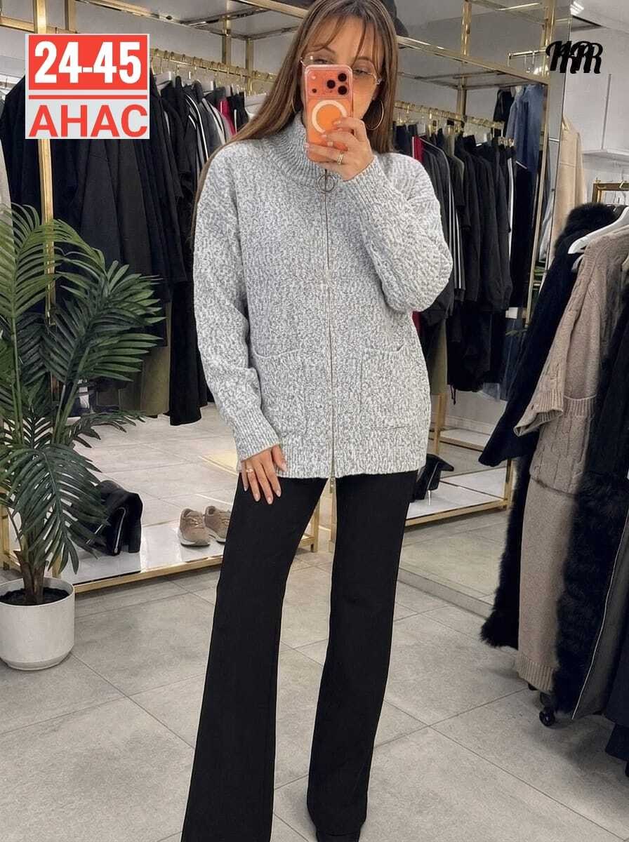 кардиган вязаный оверсайз кофта на молнии vikrix style 266500606,кофта кардиган,кардиган кашемировый,женская кофта,кардиган