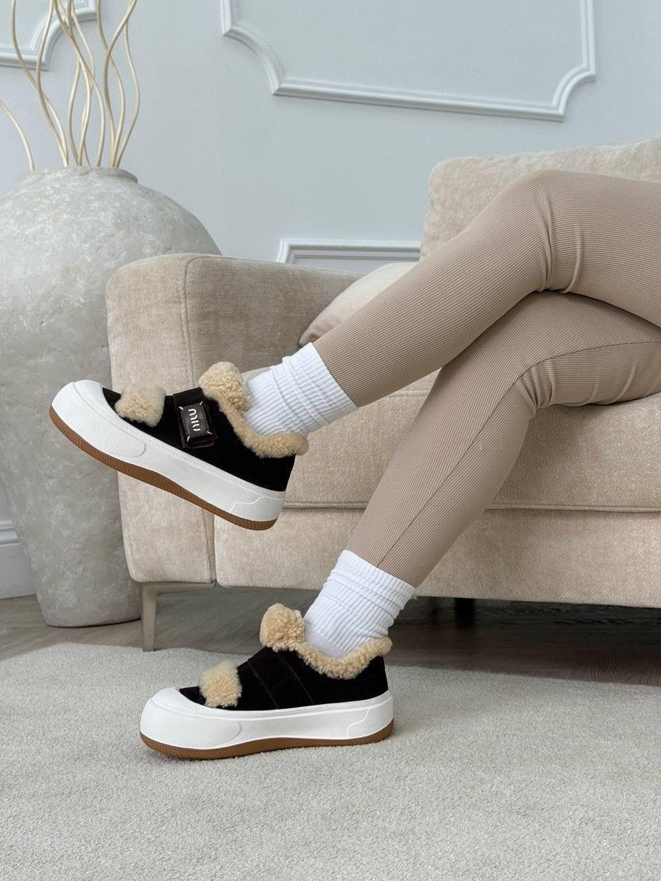 ботинки miu miu,ботинки зимние с мехом на платформе miu miu,,кроссовки с мехом miu miu,угги miu miu