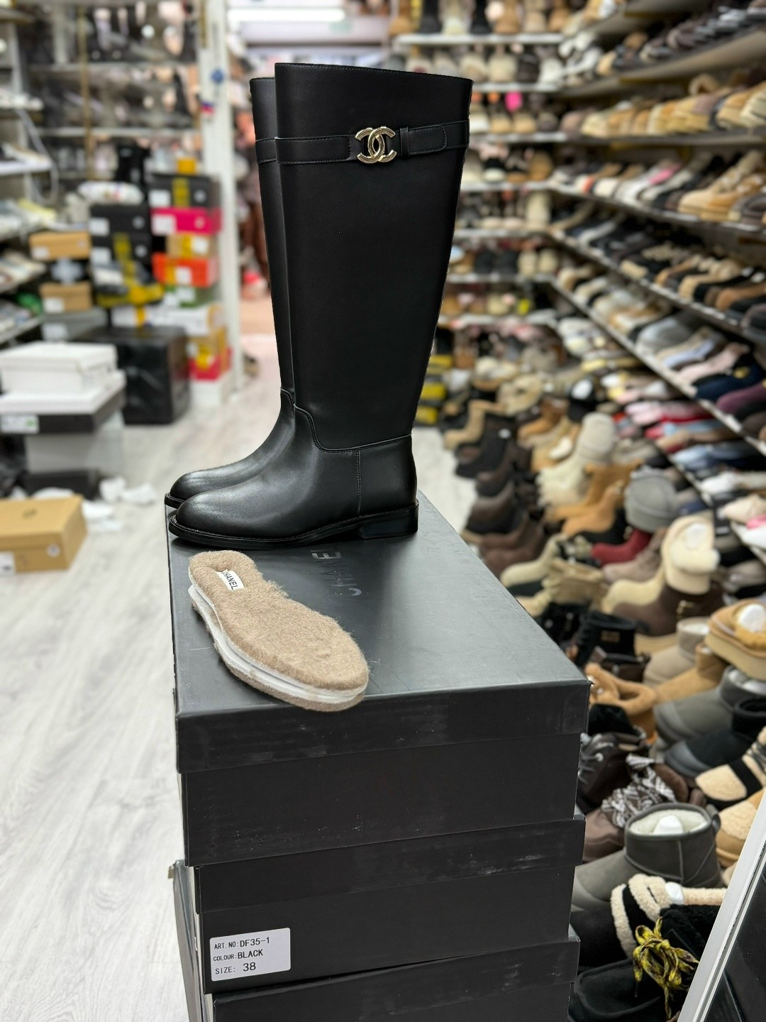 сапоги chanel,,сапоги шанель,сапоги,chanel черные резиновые сапоги для женщин