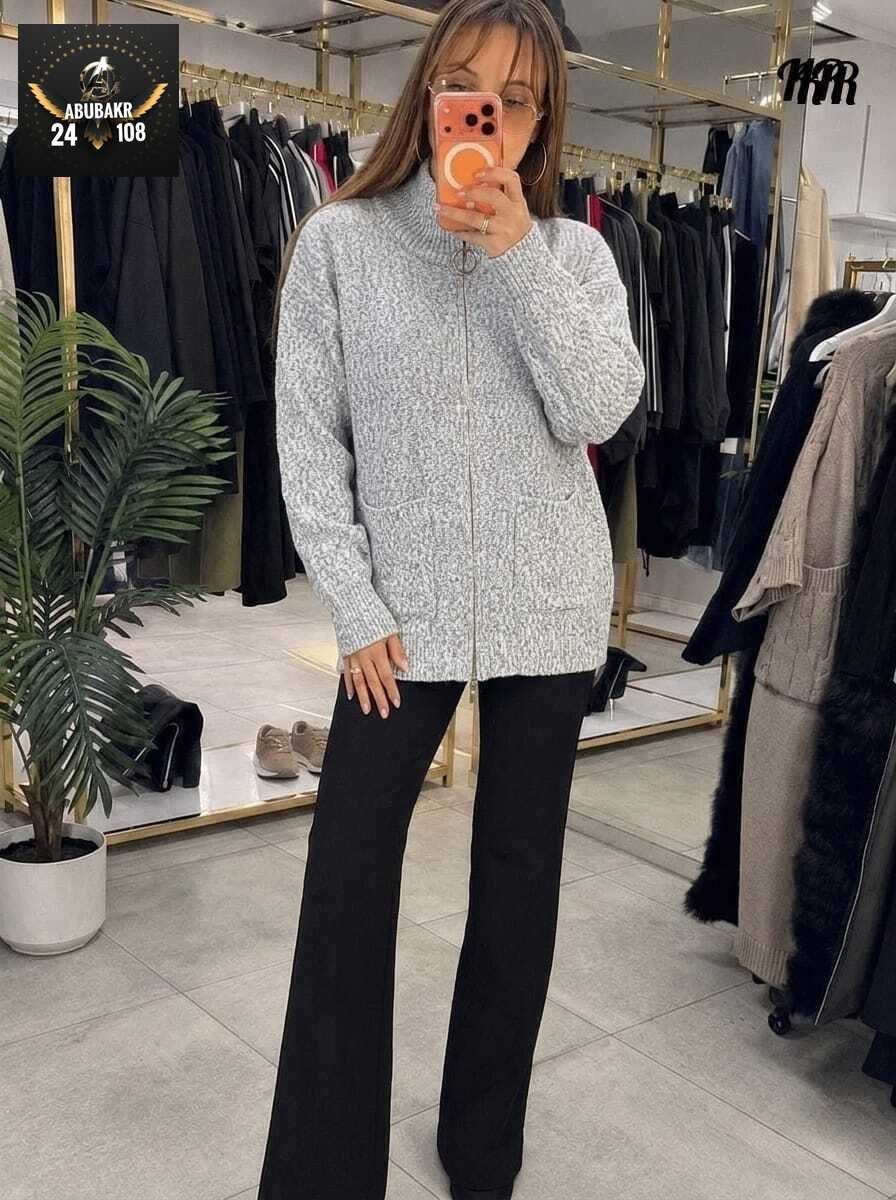 кардиган вязаный оверсайз кофта на молнии vikrix style 266500606,кардиган вязаный оверсайз кофта,вязаный женский кардиган,вязаный кардиган,кофта кардиган