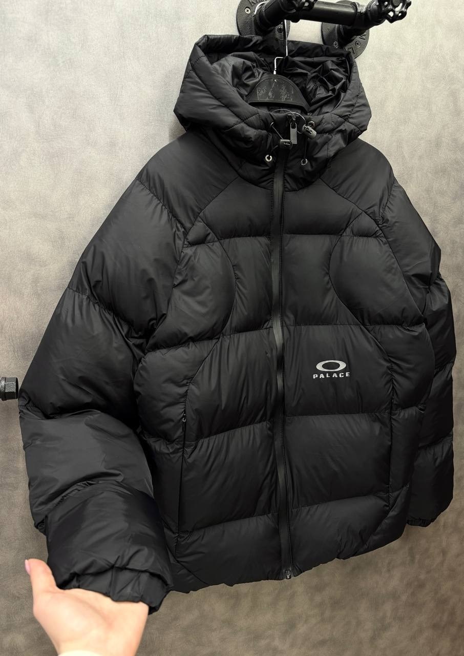 мужской пуховик palace x oakley puffa черный,пуховик oakley x palace зимний,пуховик palace balaclava,пуховик oakley,пуховик мужской moncler