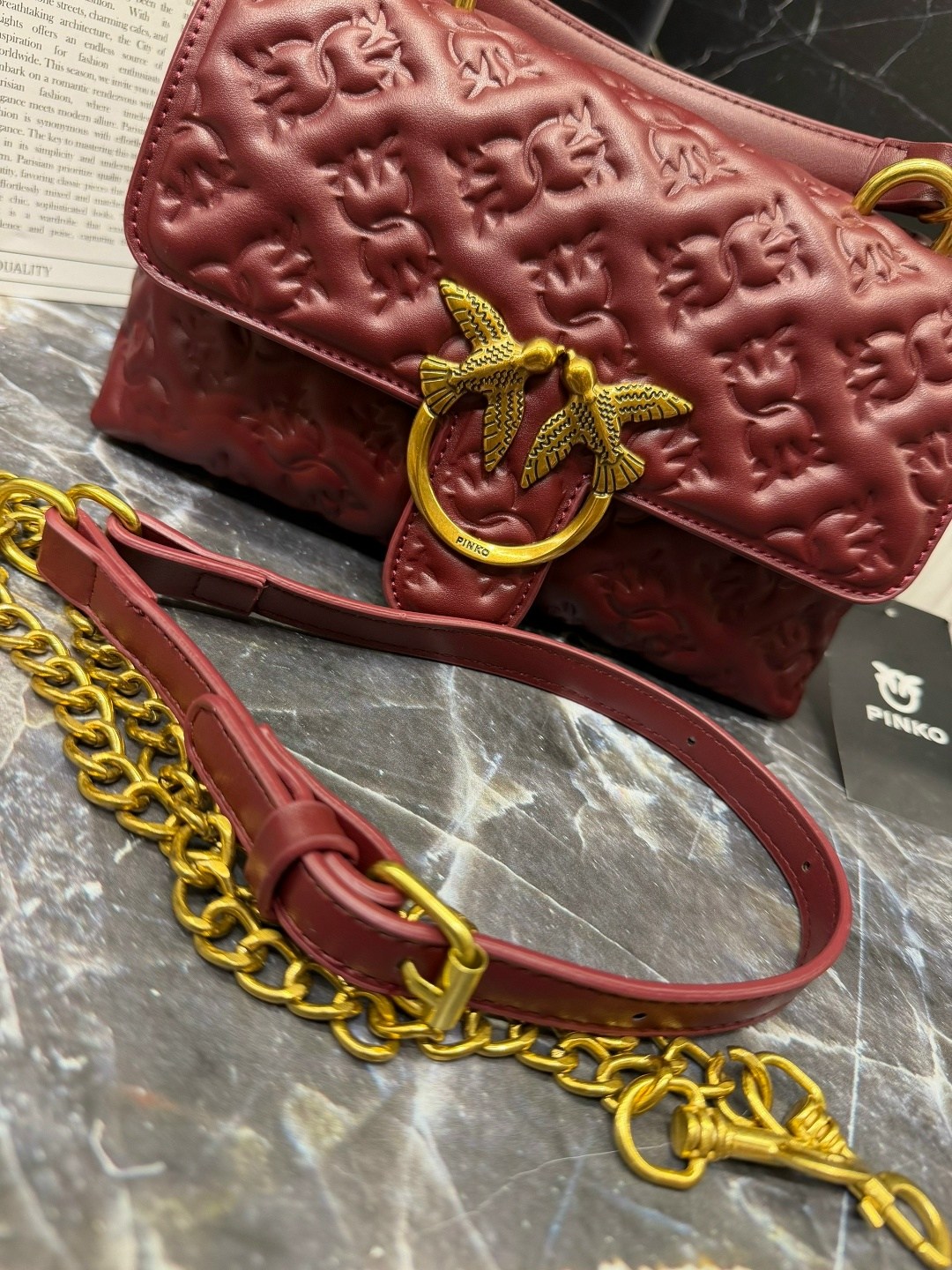 сумка pinko,сумочка pinko,pinko сумка через плечо,сумка через плечо pinko love,сумка бордовая