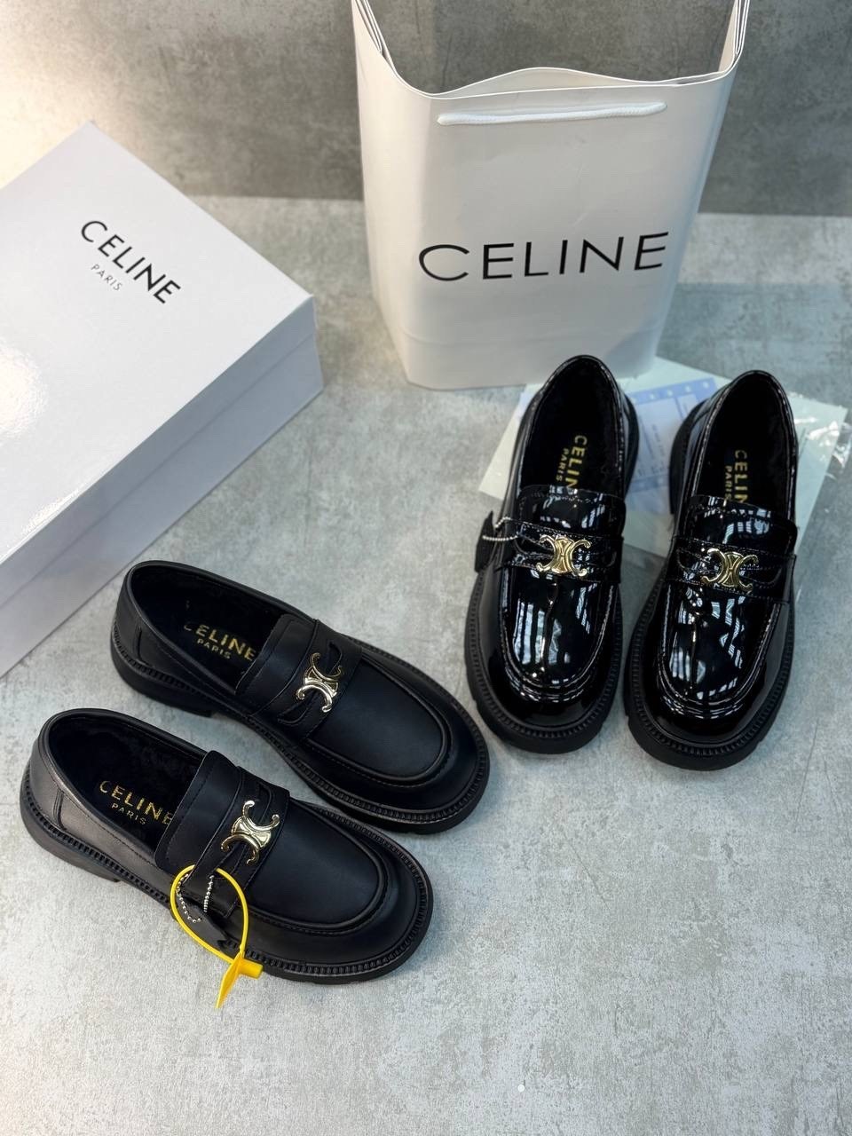 лоферы celine,женские лоферы,лакированные лоферы,,женская