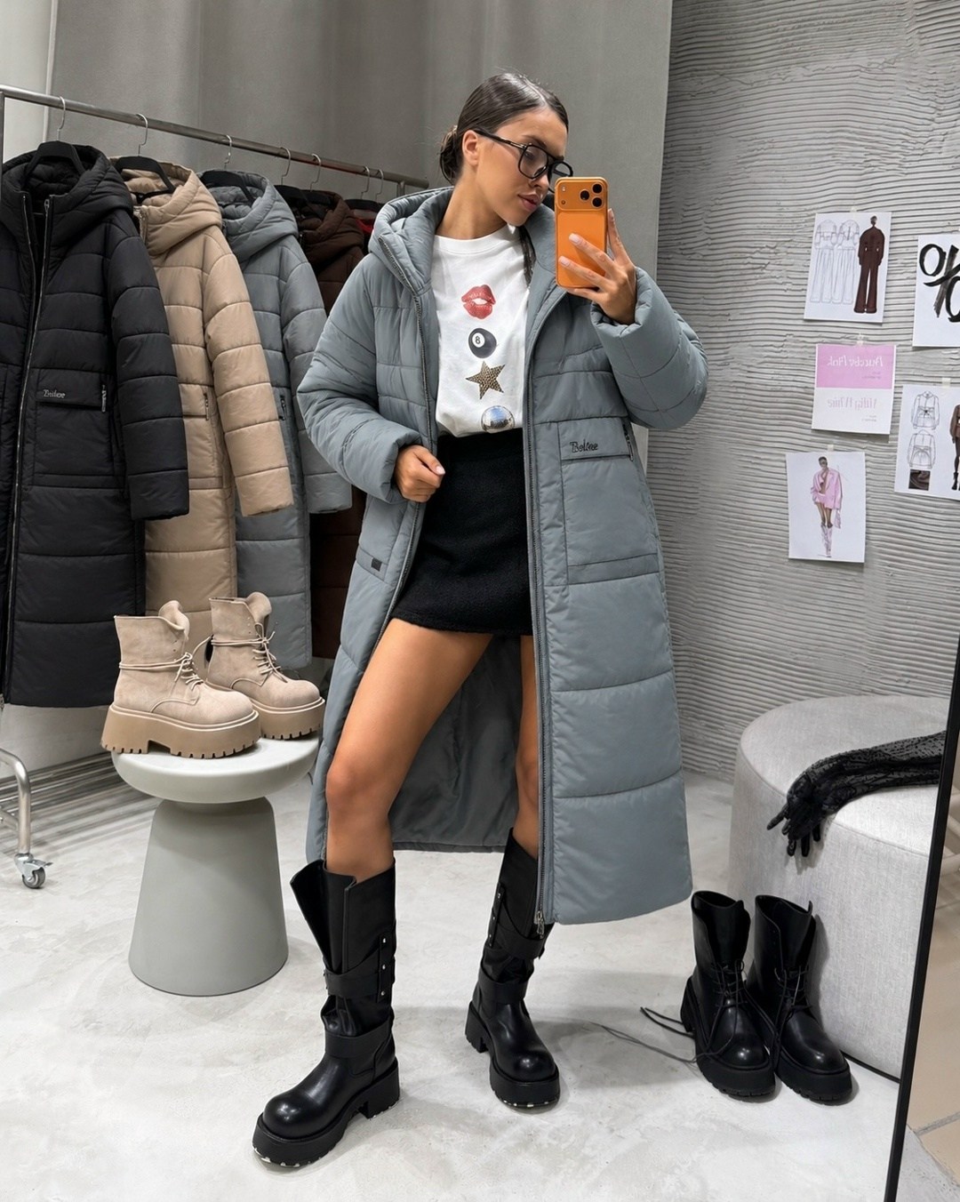 пуховик зимний длинный с капюшоном gnedovskaya 247427041,пуховик зимний длинный с капюшоном,зимний пуховик длинный с капюшоном reg&life,пуховик зимний длинный с капюшоном оверсайз ksulor brand,длинный