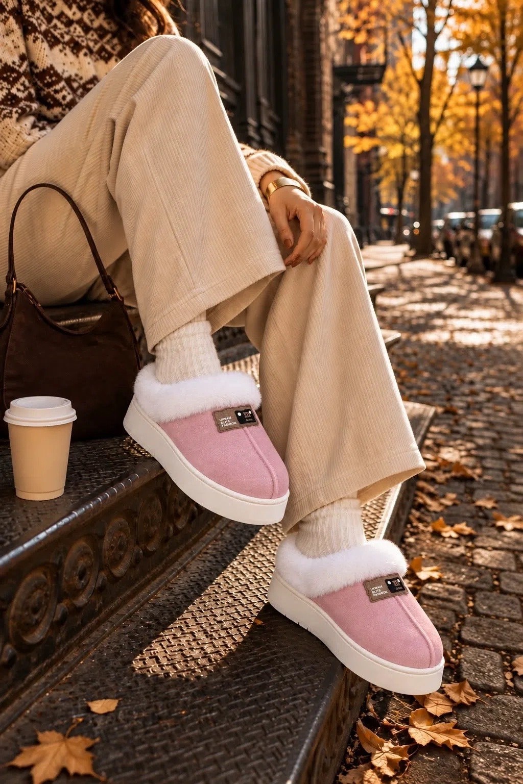 женские угги,угги женские ugg,модная женская ,угги с открытой пяткой,угги с мехом на платформе