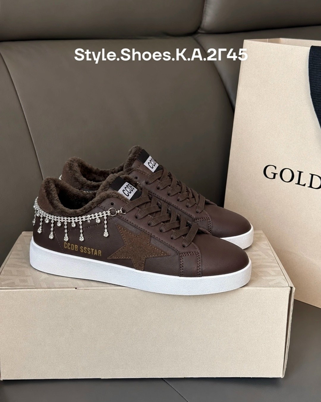 кроссовки golden goose,кеды зимние с натуральным мехом golden goose premium shoes,повседневная ,кеды с мехом,