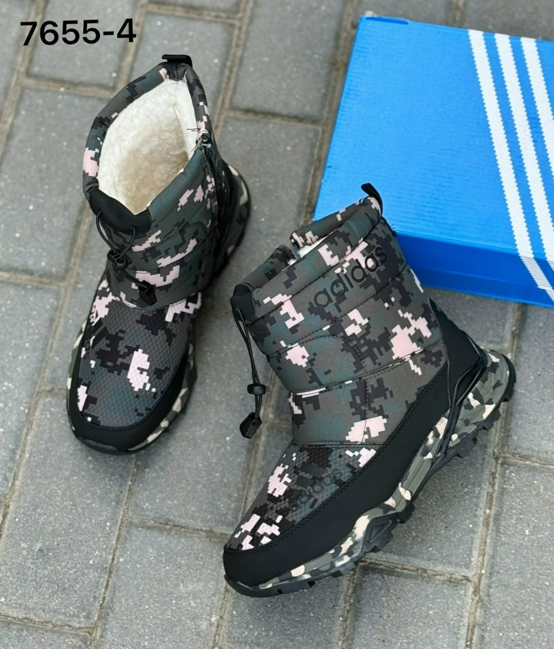 зимняя ,,зимние сапоги, женская зимняя,дутики adidas