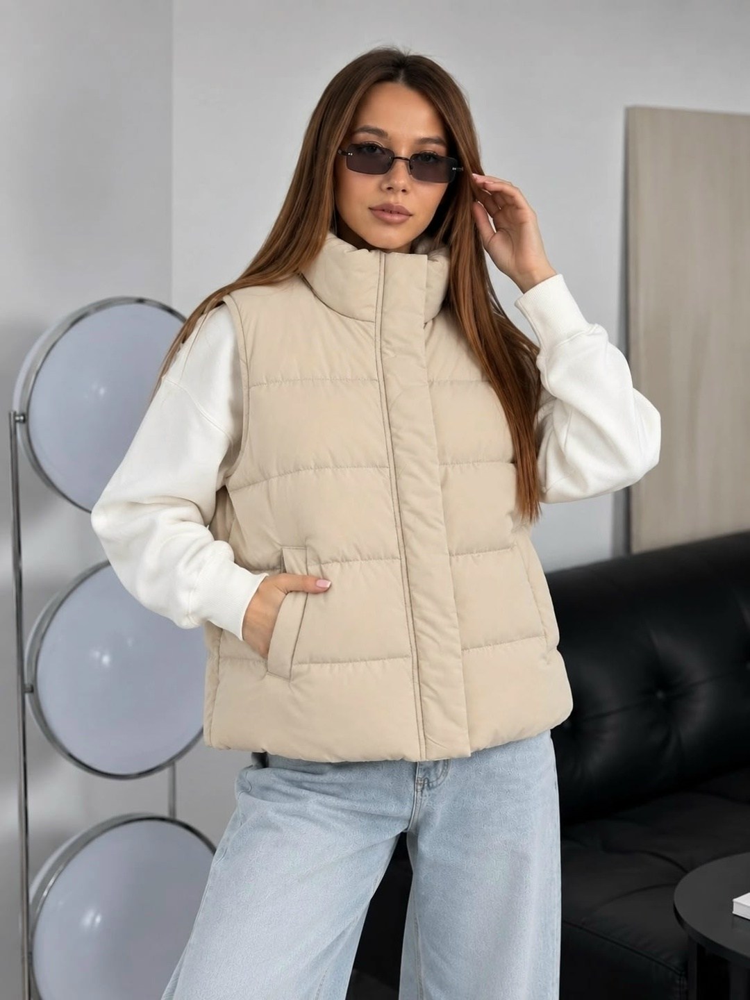 утепленный жилет женский beluxstar gilet-z656 бежевый l,жилетка женская,жилет женский,утепленный жилет женский beluxstar gilet-z656 бежевый xl,утепленный жилет женский beluxstar gilet-z656 бежевый 2xl