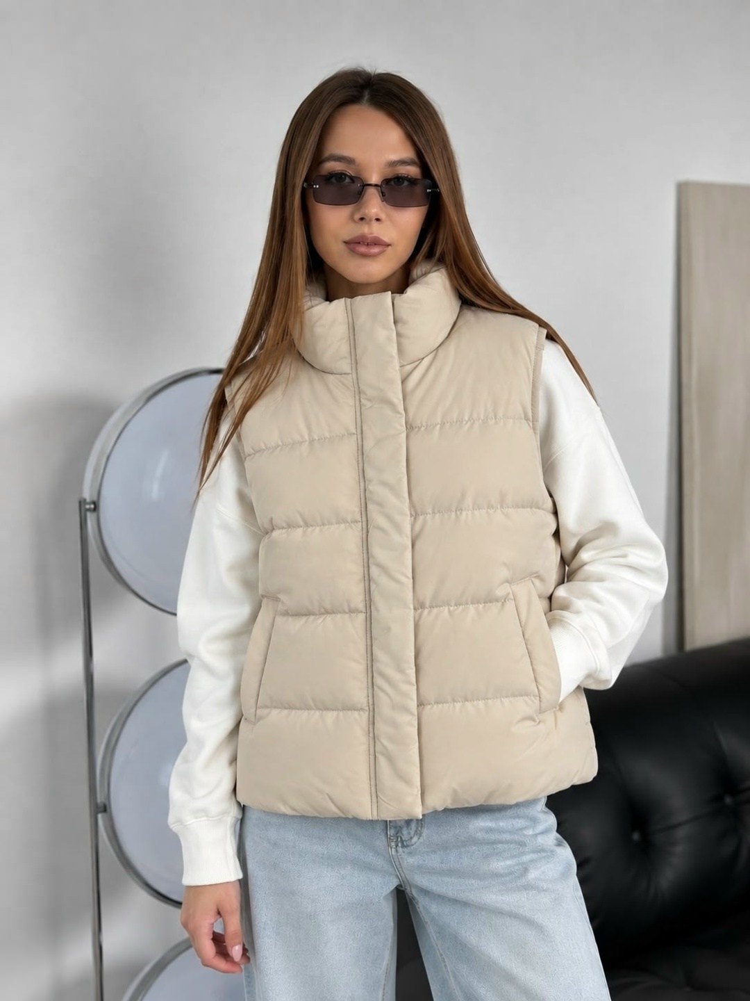 утепленный жилет женский beluxstar gilet-z656 бежевый l,жилетка женская,жилет женский,утепленный жилет женский beluxstar gilet-z656 бежевый xl,утепленный жилет женский beluxstar gilet-z656 бежевый 2xl