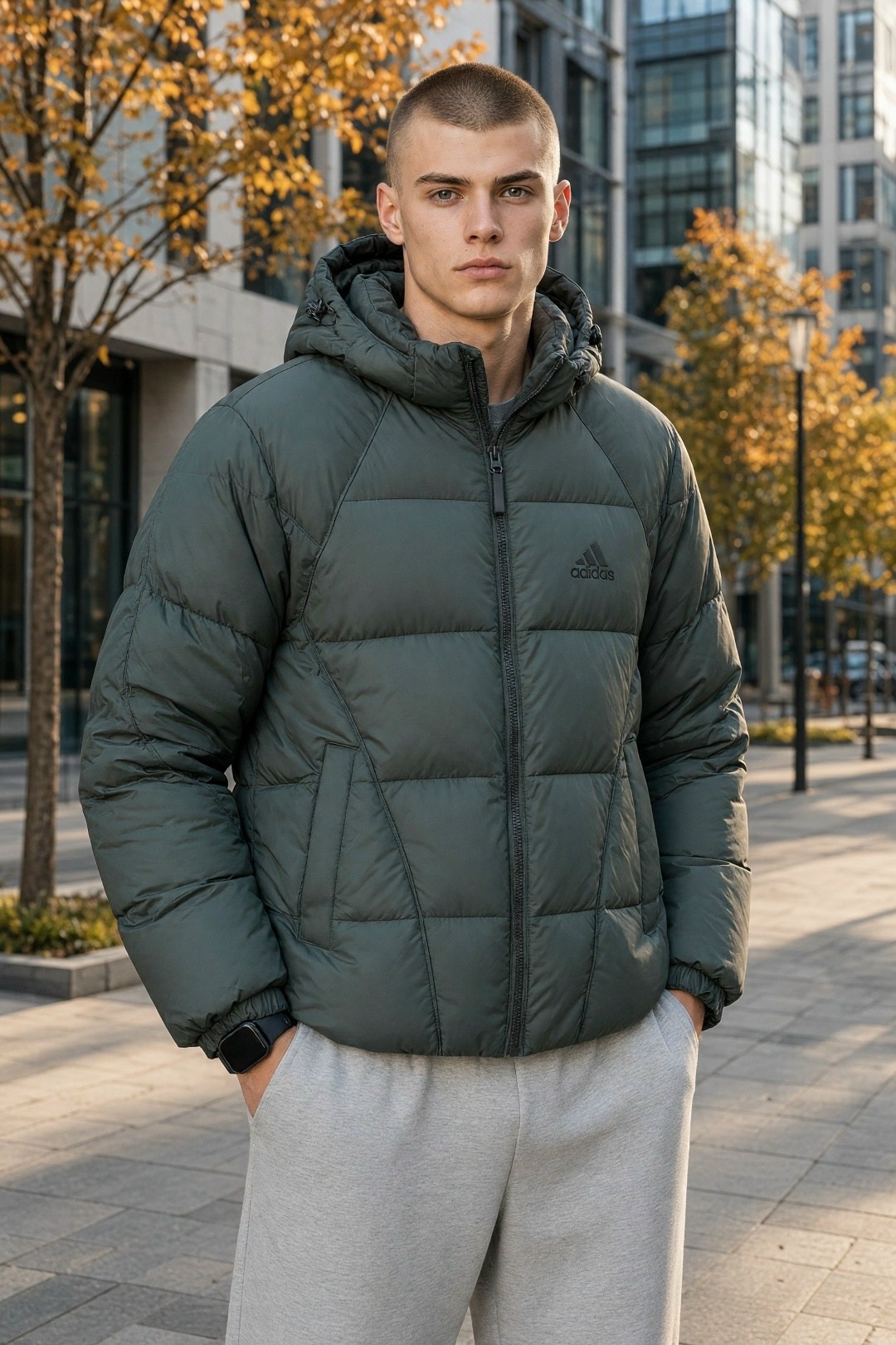 пуховик мужской adidas helionic бежевый,мужской пуховик adidas,пуховик adidas,коммерческий пуховик adidas originals серый,пуховик adidas helionic stretch hooded down jacket