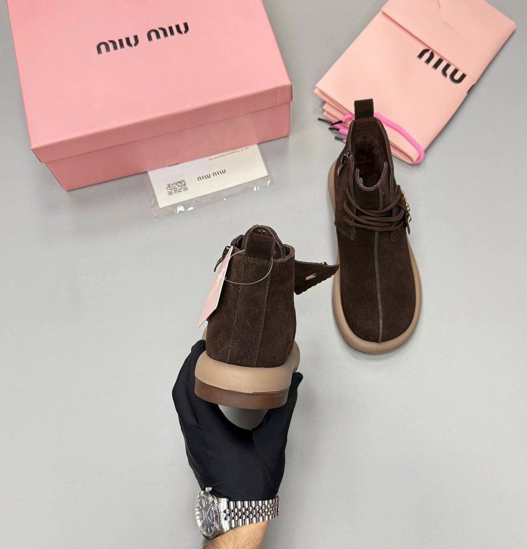 ,ботинки miu miu,ботинки,ботинки женские,ботинки миу миу женские зимние