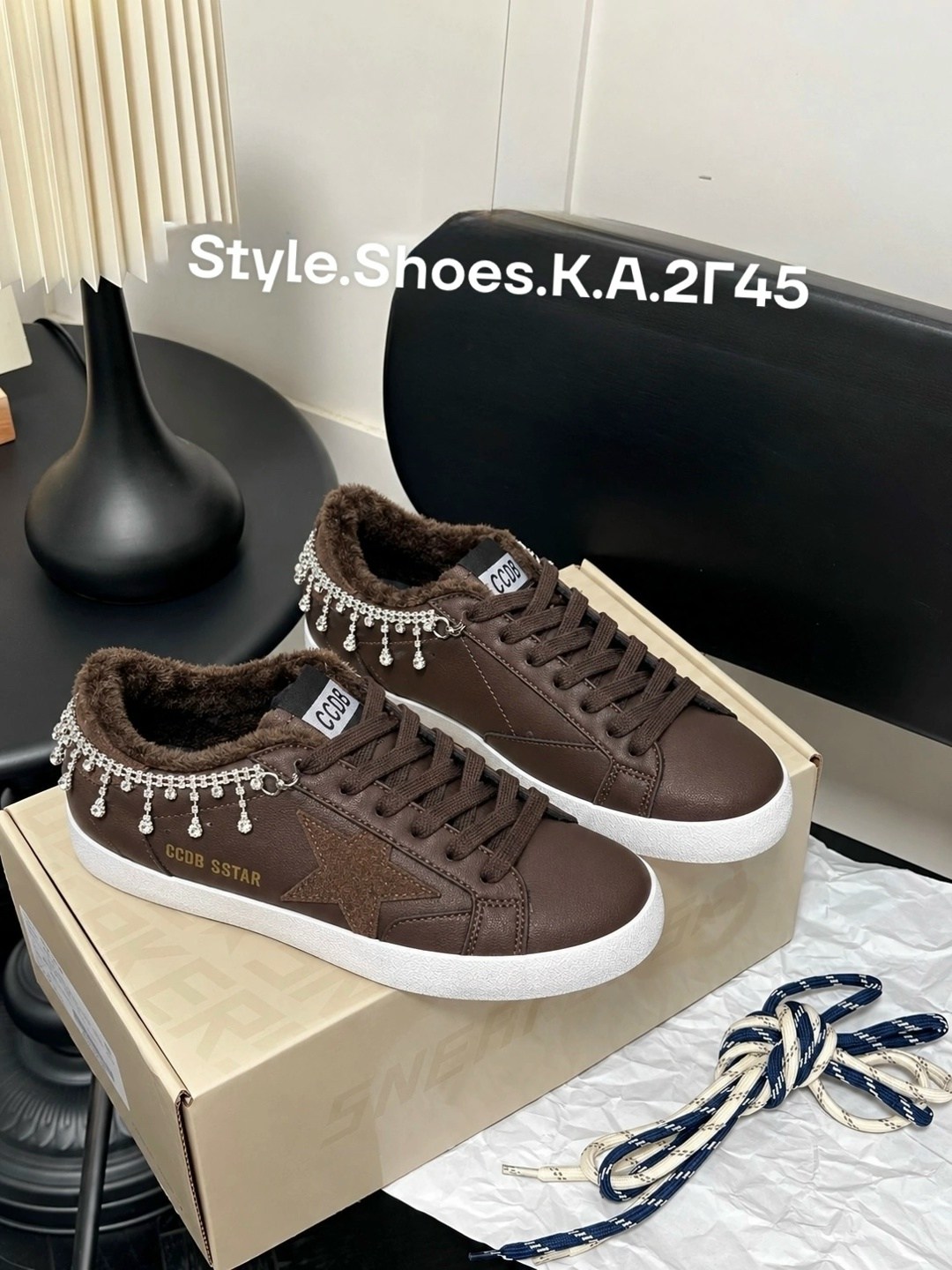 кроссовки golden goose,кеды зимние с натуральным мехом golden goose premium shoes,повседневная ,кеды с мехом,
