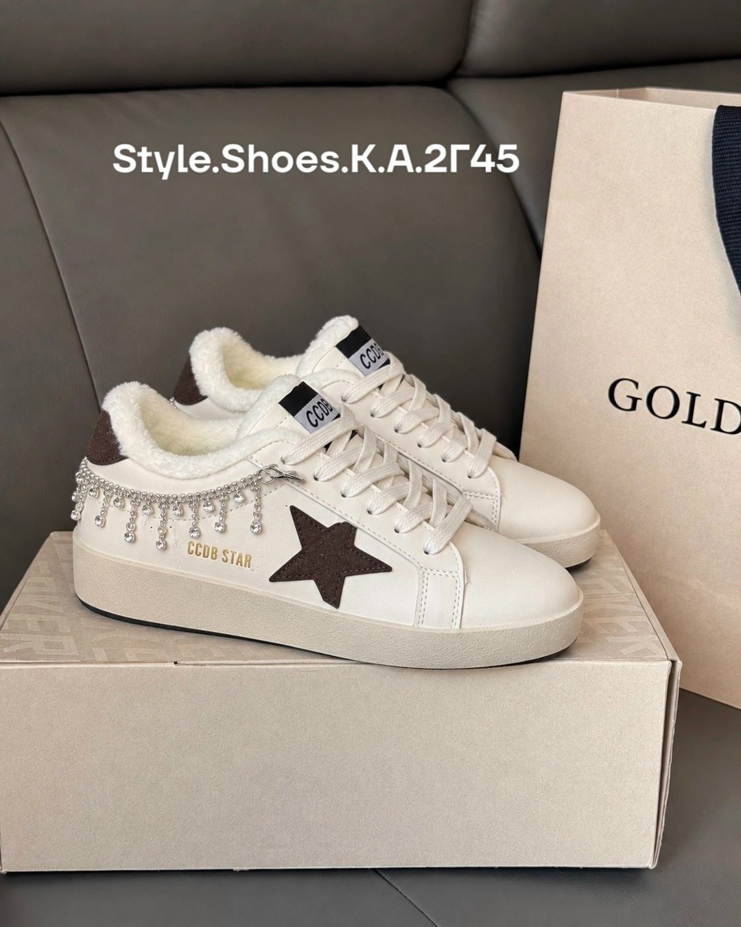 кроссовки golden goose,кеды зимние с натуральным мехом golden goose premium shoes,повседневная ,кеды с мехом,