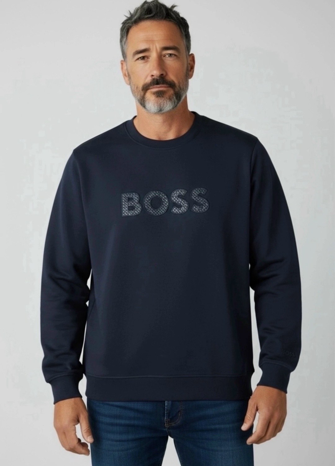 мужские толстовки hugo boss,свитшот hugo boss,мужской свитшот,boss hugo boss,свитшот мужской повседневный hugo boss цвет: черный размер: s