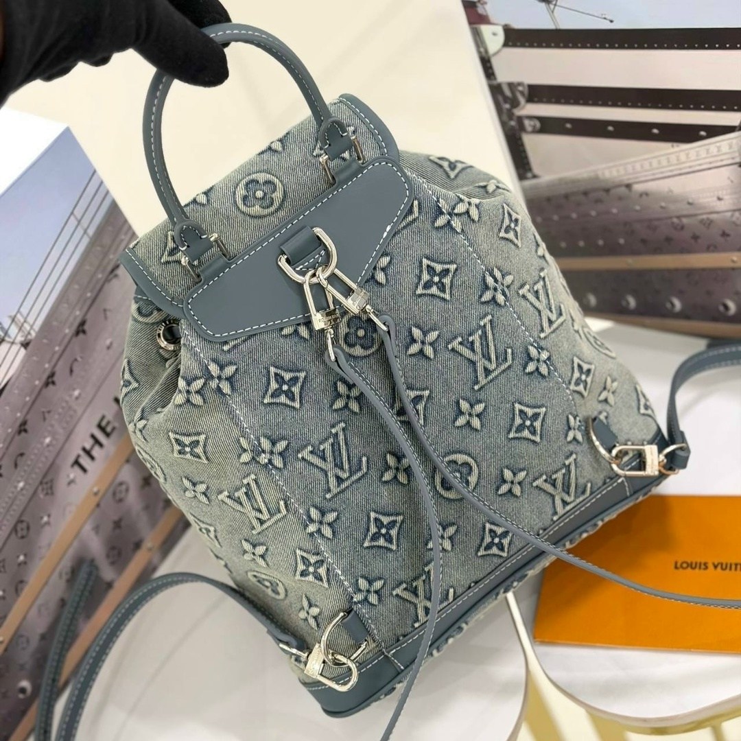 рюкзак женский louis vuitton,рюкзак louis vuitton,рюкзак луи виттон,сумка - рюкзак louis vuitton denim,louis vuitton рюкзак джинсовый