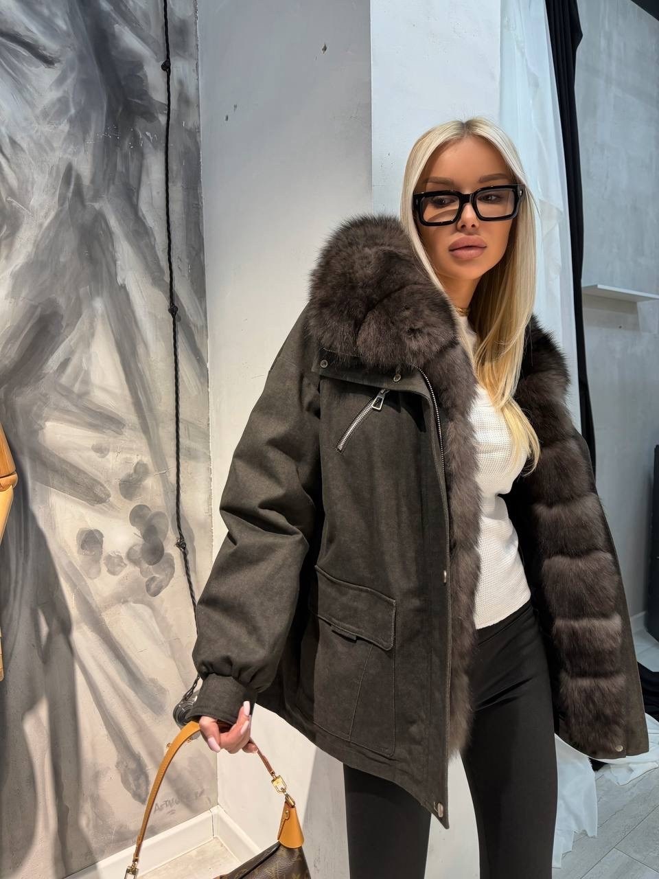 джинсовая куртка с мехом соболя yana kraft brand,дублёнка с натуральным мехом,джинсовка с мехом,меховая куртка,джинсовая куртка с мехом соболя