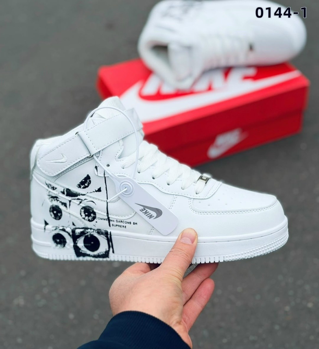 кроссовки зимние air force 1 "venom" с мехом nike,кросcовки nike air force 1,кроссовки зимние высокие air force 1 venom с мехом nike,,кроссовки зимние nike