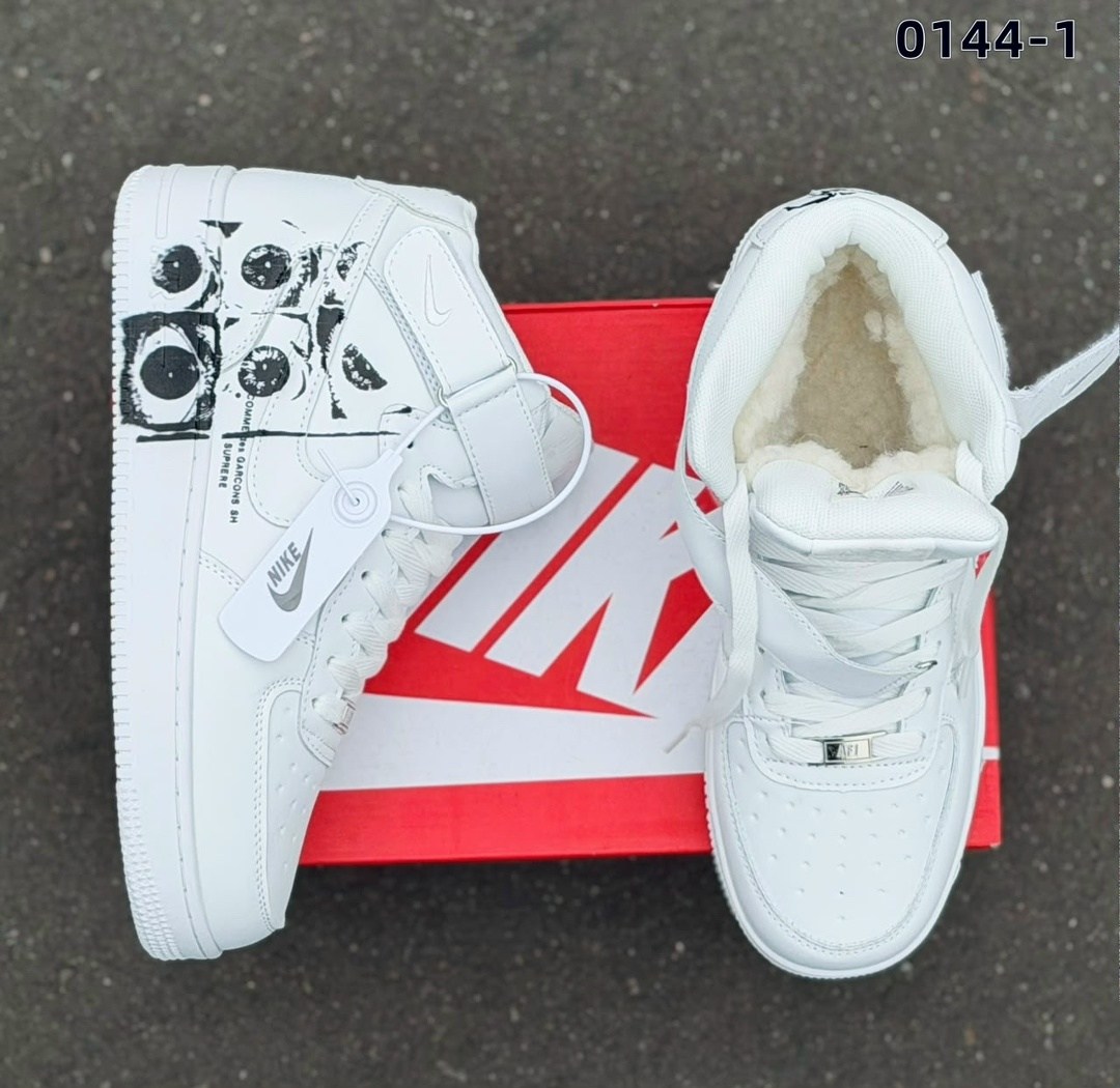 кроссовки зимние air force 1 "venom" с мехом nike,кросcовки nike air force 1,кроссовки зимние высокие air force 1 venom с мехом nike,,кроссовки зимние nike