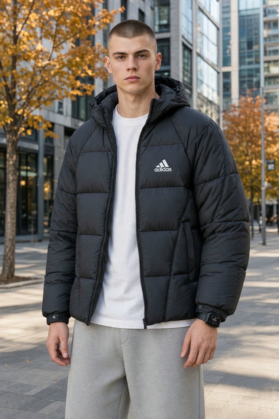 пуховик мужской adidas helionic бежевый,мужской пуховик adidas,пуховик adidas,коммерческий пуховик adidas originals серый,пуховик adidas helionic stretch hooded down jacket
