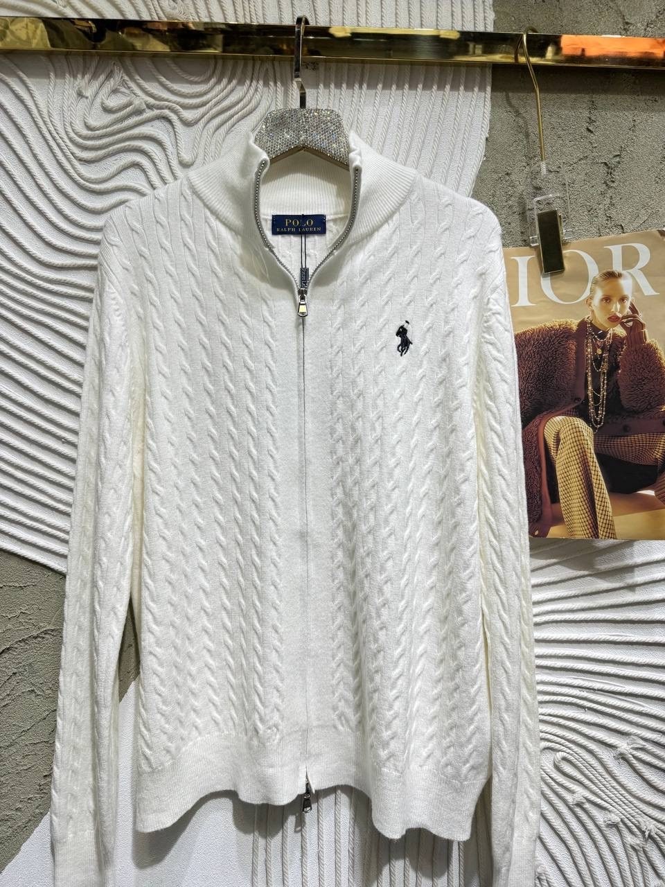 высокая мода,вязаные кардиганы,джемпер на молнии polo ralph lauren,мода модная