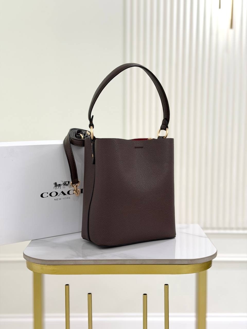 сумка женская coach,сумка coach,сумка,сумка тоут на двух ручках coach,сумка ведро