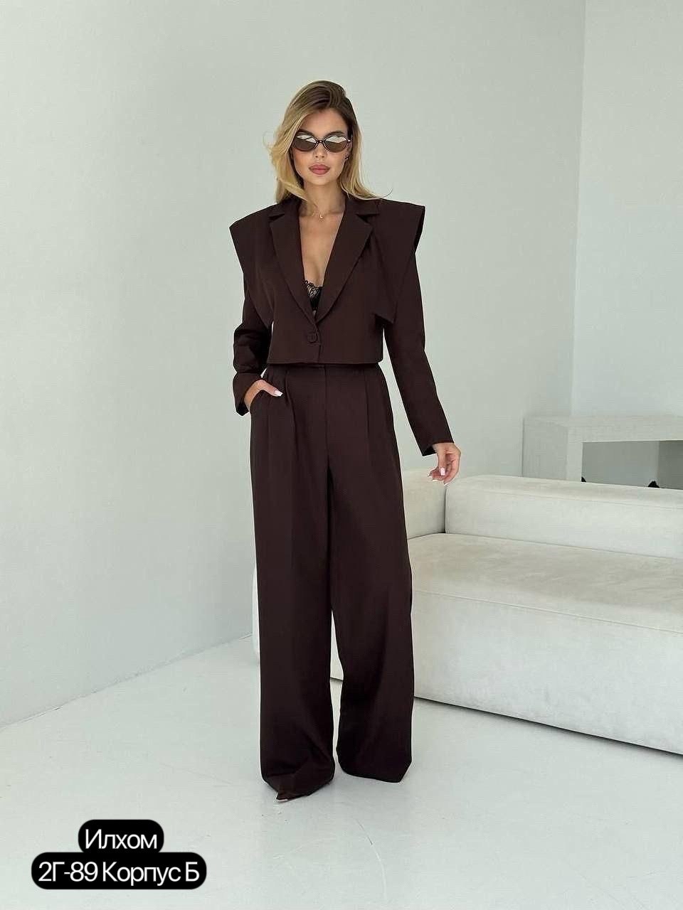 костюм двойка брючный с пиджаком style vibe,костюм женский брючный,женский брючный деловой костюм,костюм брючный элегантный,костюм брючный