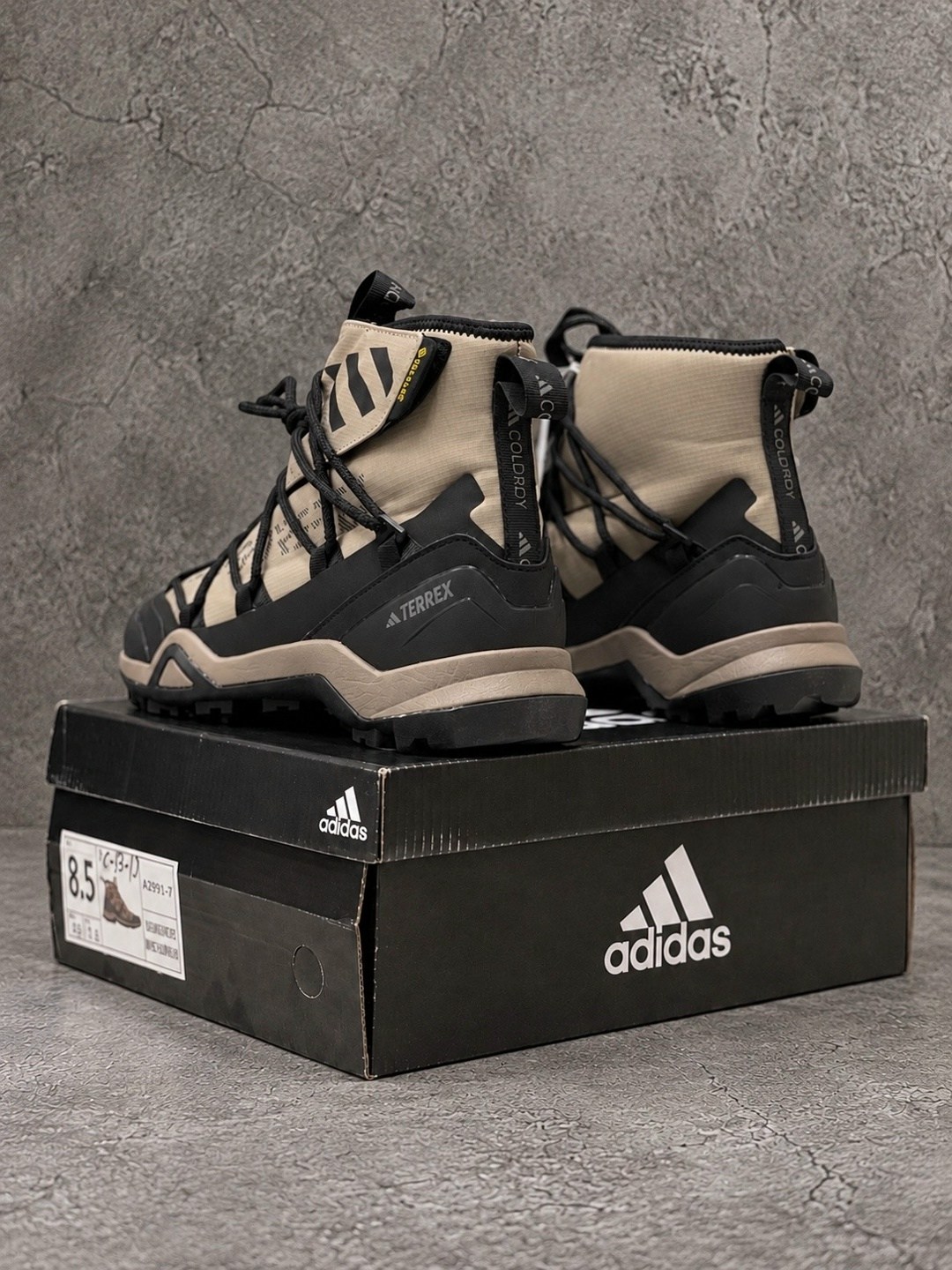 зимние ботинки adidas gore-tex,зимние ботинки adidas gore-tex цвет серый,зимние ботинки adidas,зимние ботинки adidas terrex winter,кроссовки зимние adidas gore-tex high black