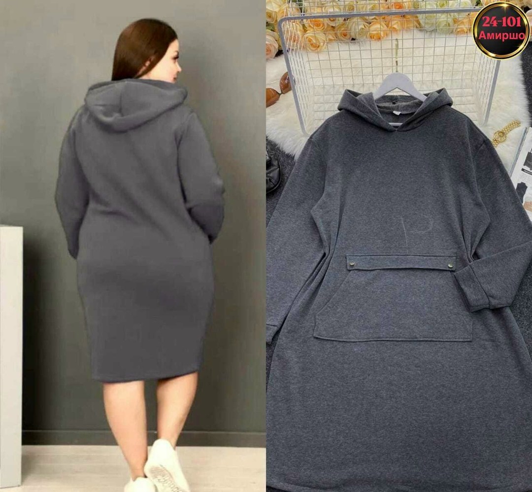 платье из флиса,платье флис,спортивное платье с капюшоном,платье толстовка женское,платье с капюшоном