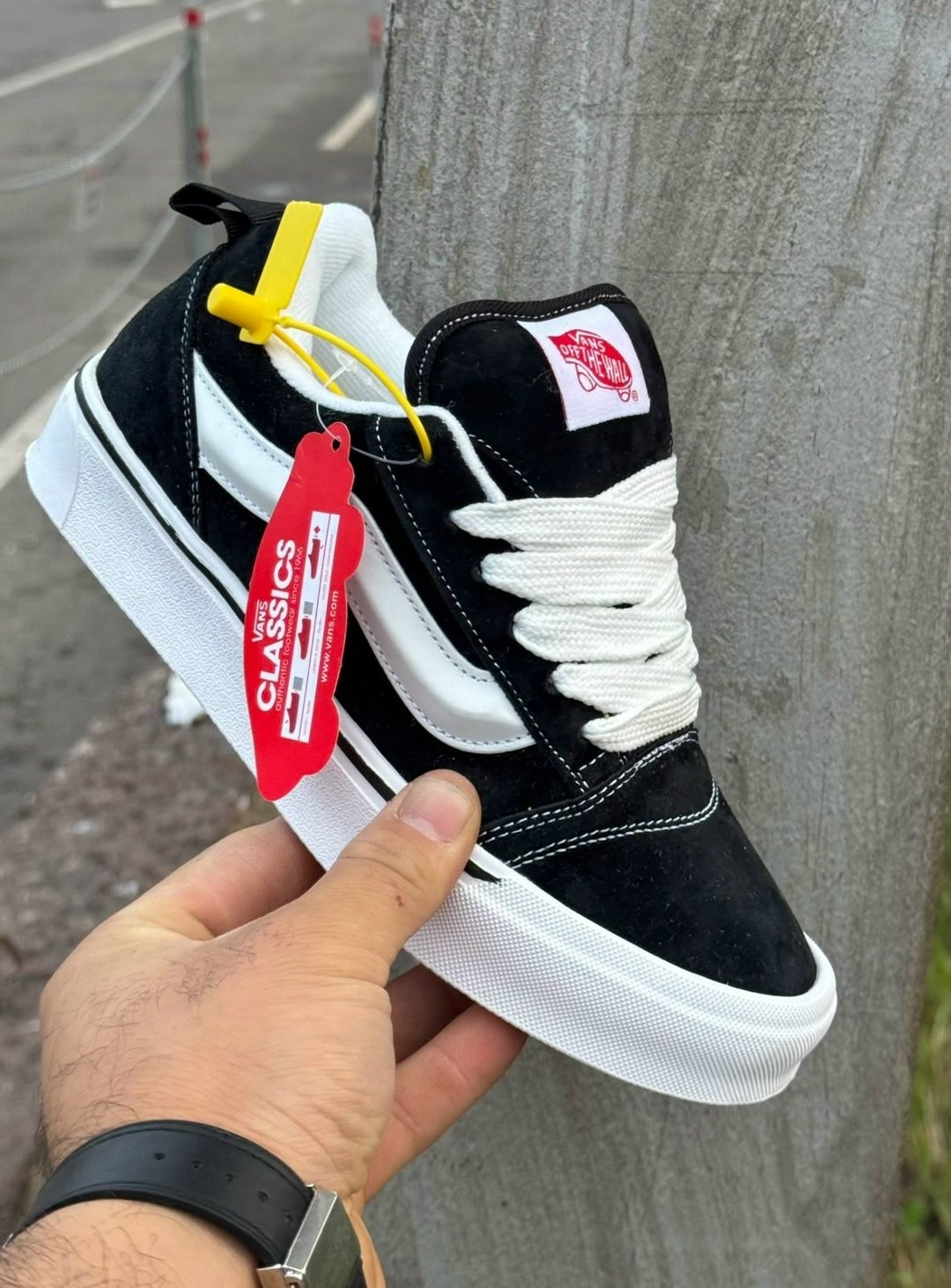кроссовки кеды vans knu school вансы дутые черные,кроссовки мужские vans,кеды vans,кроссовки knu skool vans,