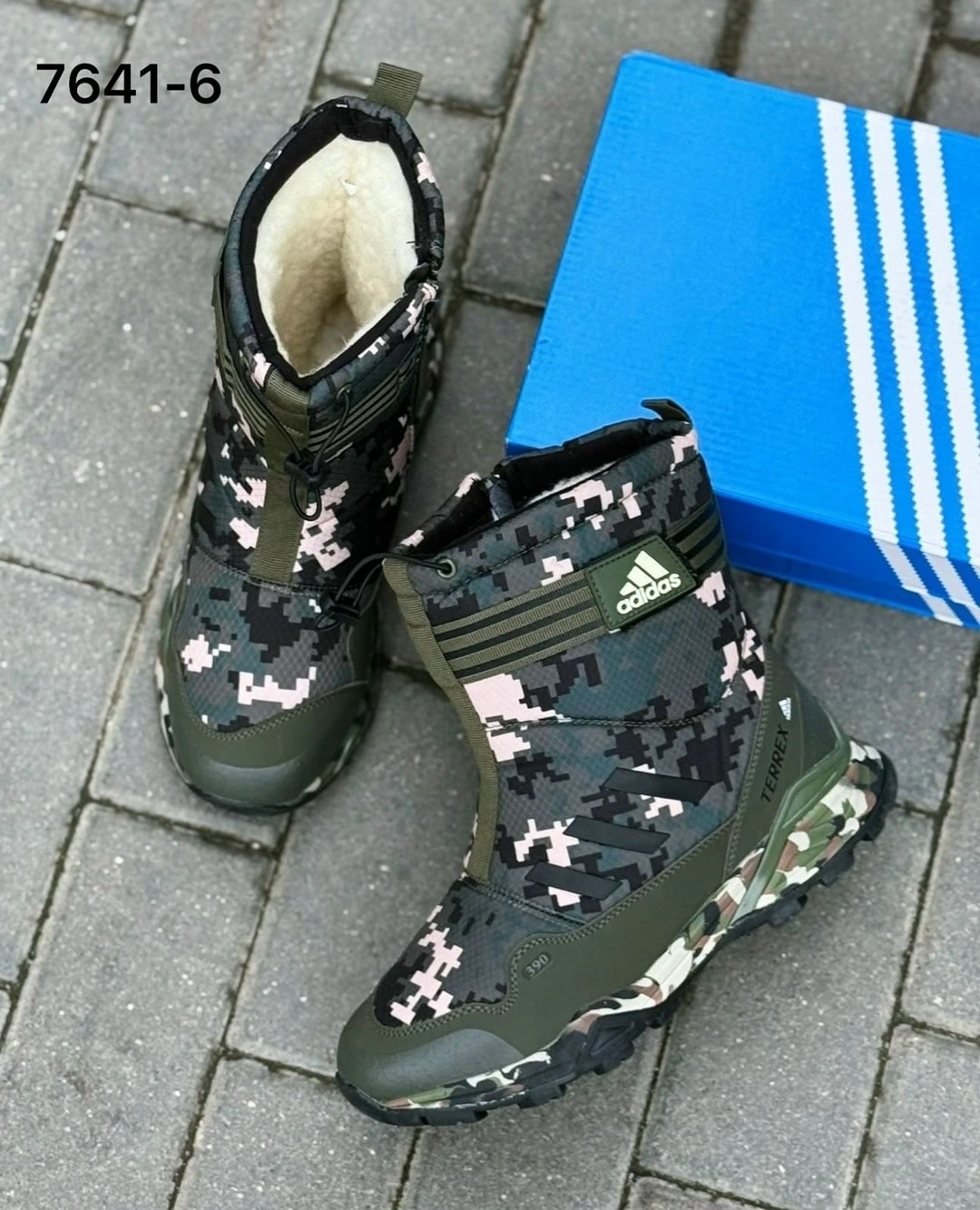 зимние сапоги,, женская зимняя,дутики adidas, зимняя