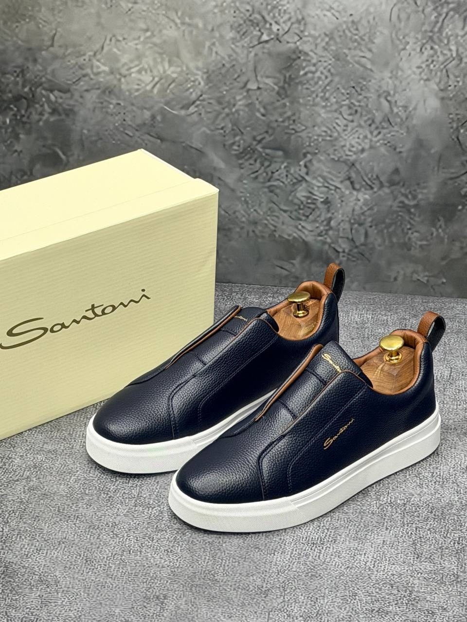 ,мужские слипоны,мужская ,слипоны santoni,кеды мужские