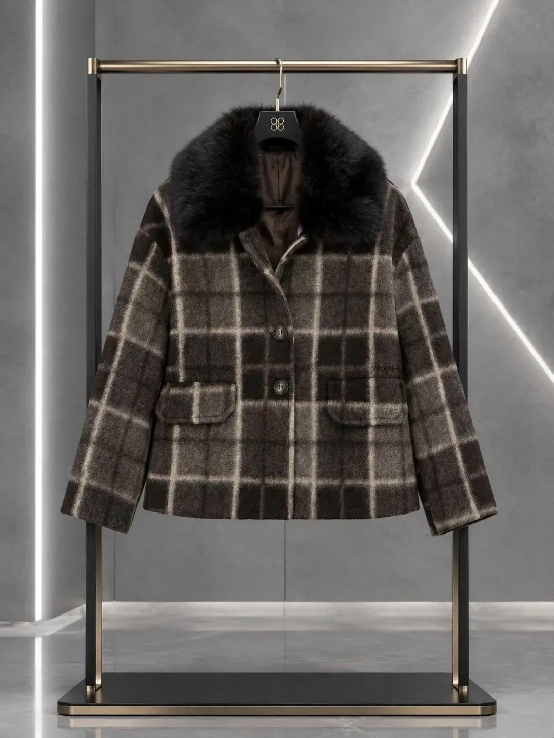 модная куртка,повседневная куртка,клетчатая куртка,куртка из меха,меховая куртка