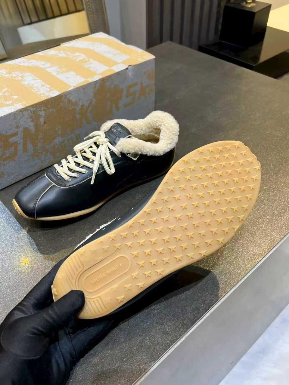 ,golden goose кроссовки,замшевые кроссовки,кроссовки с мехам,меховые кроссовки