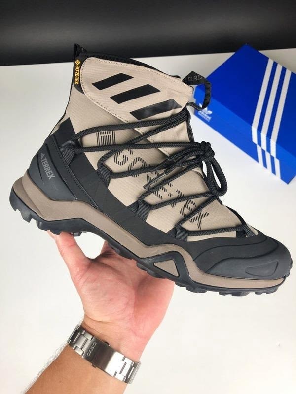 зимние ботинки adidas gore-tex,зимние ботинки adidas gore-tex цвет серый,зимние ботинки adidas terrex winter,зимние ботинки adidas,кроссовки зимние adidas gore-tex high black
