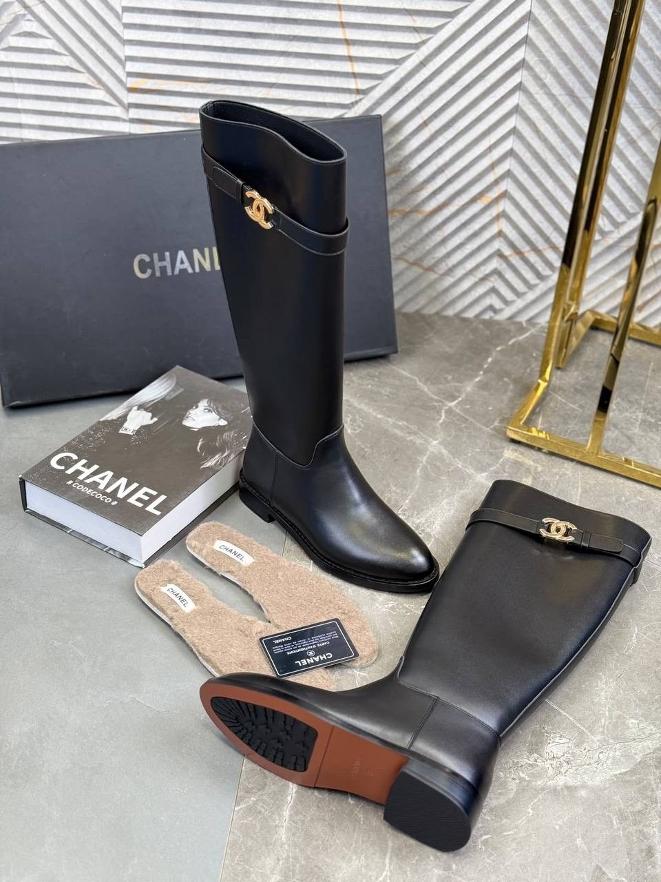 сапоги chanel,сапоги шанель,сапоги женские chanel,сапоги chanel премиум качество,кожаные сапоги chanel