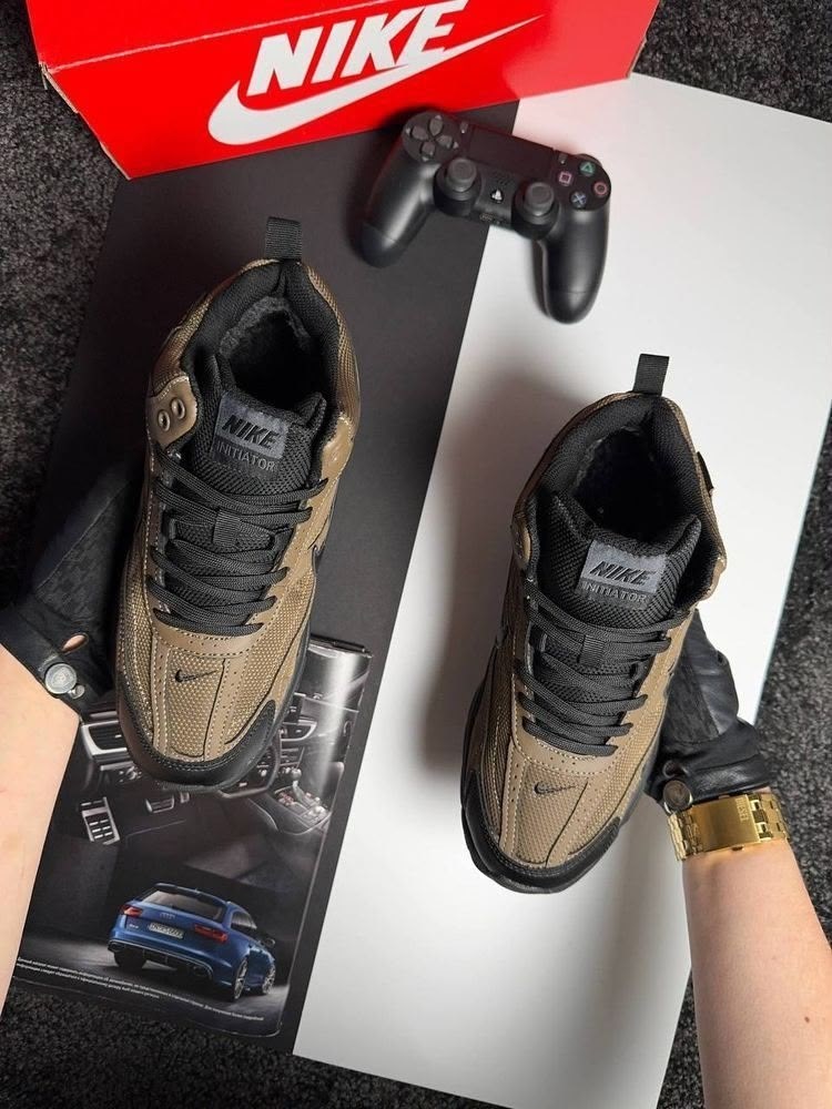 зимние кроссовки nike,зимние ботинки nike,кроссовки мужские nike,кроссовки,коричневые кроссовки