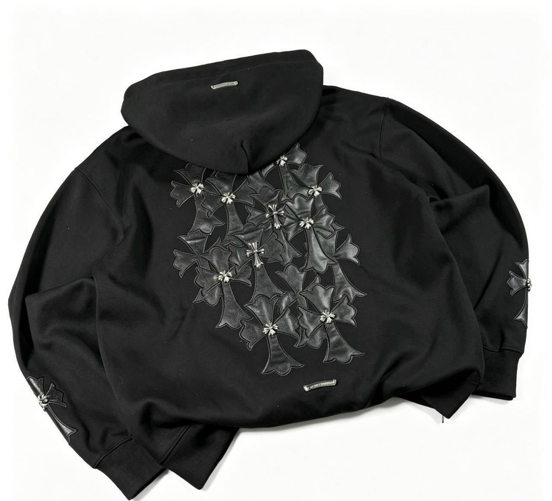 толстовка,толстовка с замком и капюшоном chrome hearts,chrome hearts zip up hoodie grey,толстовка с капюшоном,худи толстовка