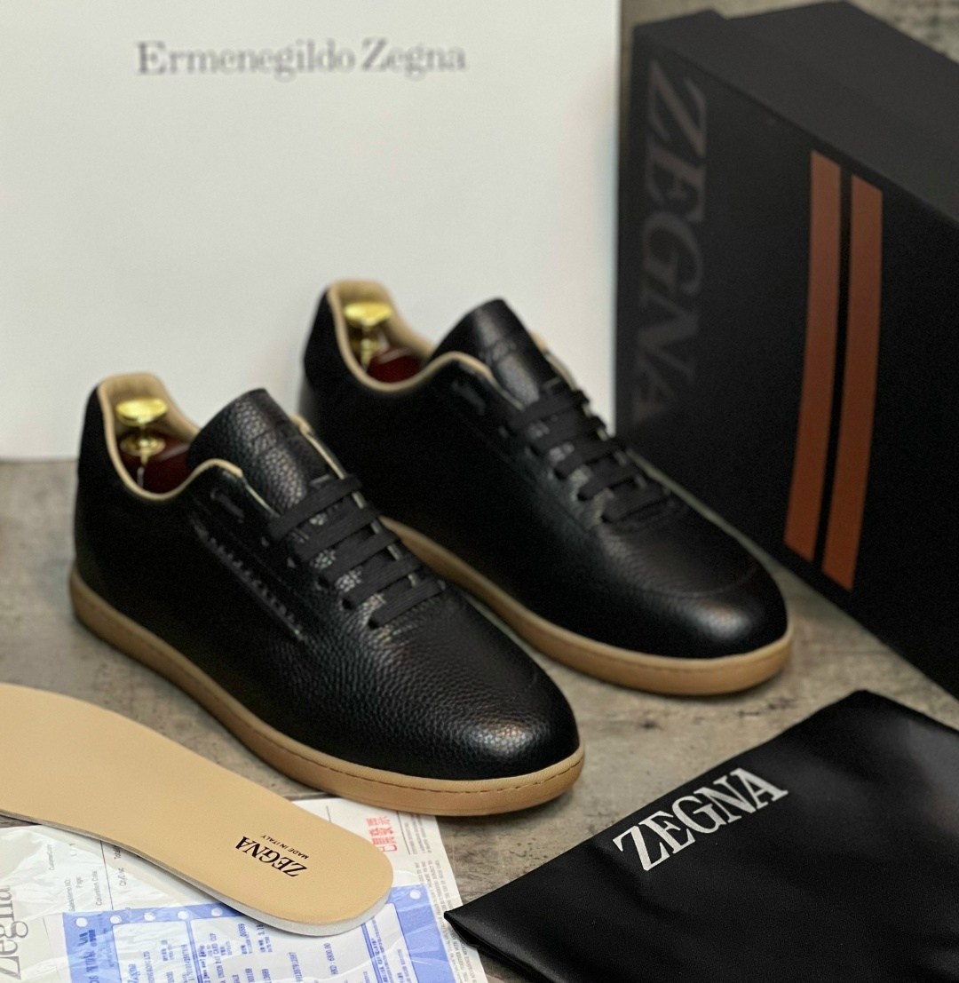 ,кроссовки zegna,zegna ,мужской кроссовки,кроссовки мужские натуральная кожа