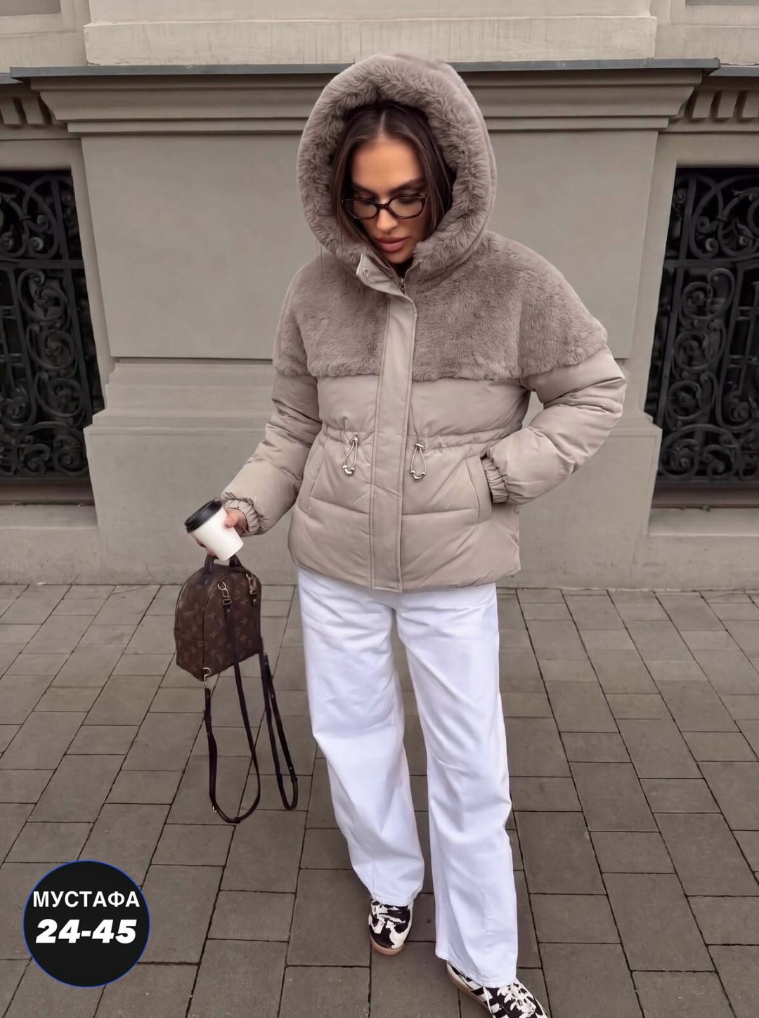 стильные пуховики,пуховик женский,пуховик женский с мехом,пуховик бежевый,зимние куртки на синтепоне женские